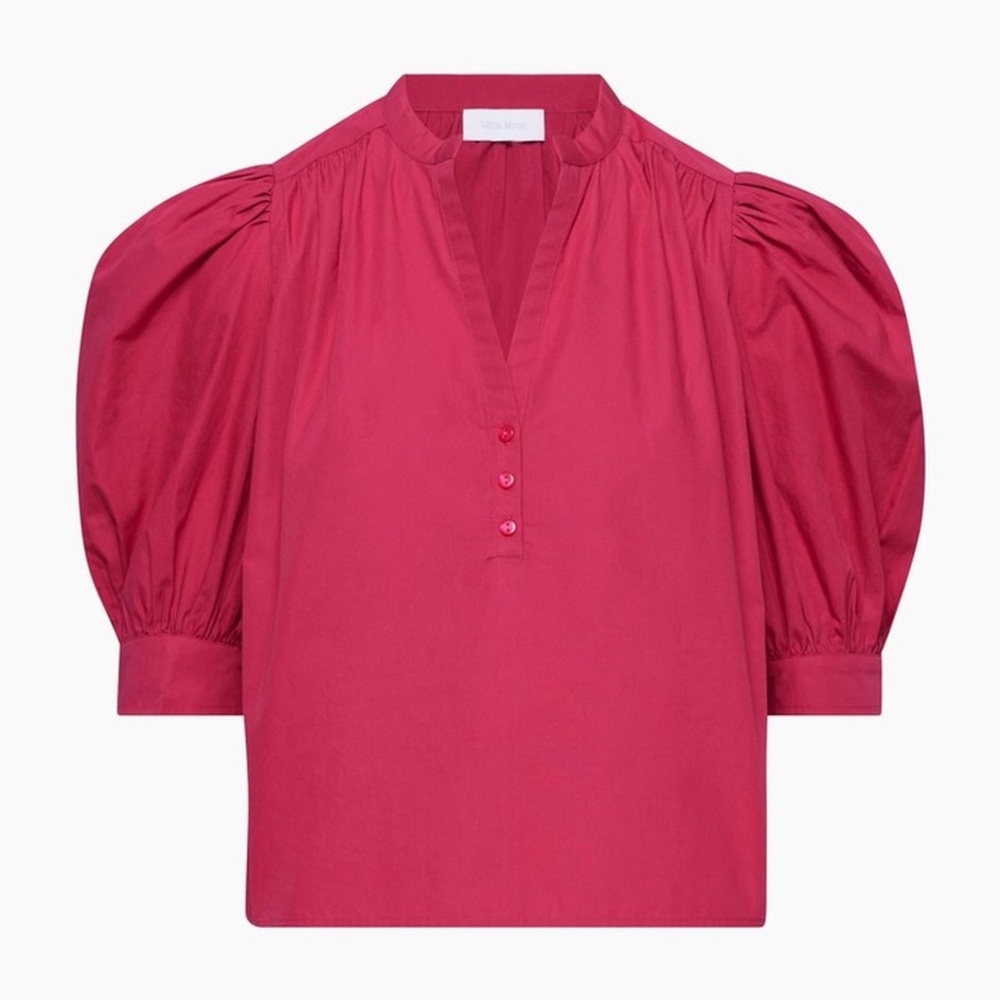 Little Moon Fredo Poplin Blouse size small